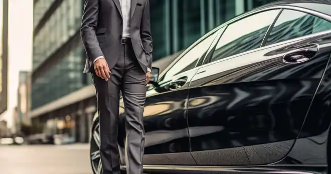 Corporate Limo Service with Lincoln MKT Stretch