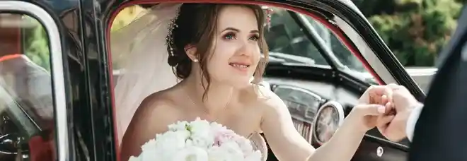 Wedding Transportation in the Mercedes S550