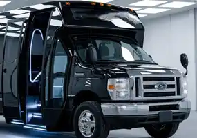 Mini Bus 25 Passengers Limo Front