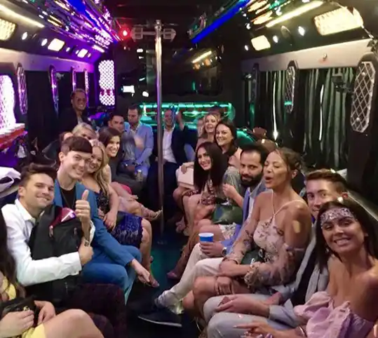 Service Areas Around Atlanta for Party Bus Rentals